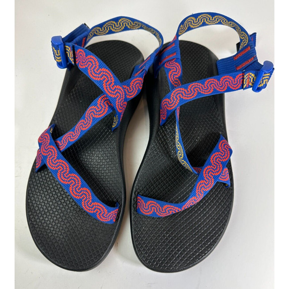 Chaco Z/1 Classic Sandal Comfort Hiking Women's Size 11 Gains Royal Blue EUC - Picture 3 of 11